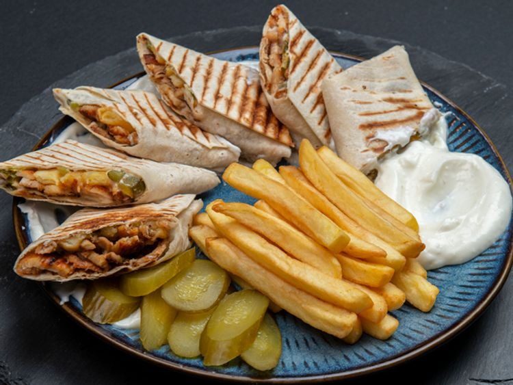 Arabic chicken shawarma